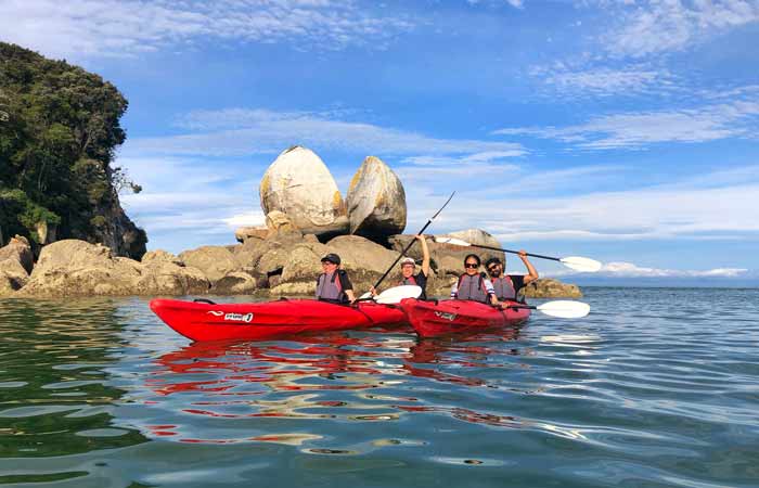 Kayak to Split Apple Rock, Abel Tasman